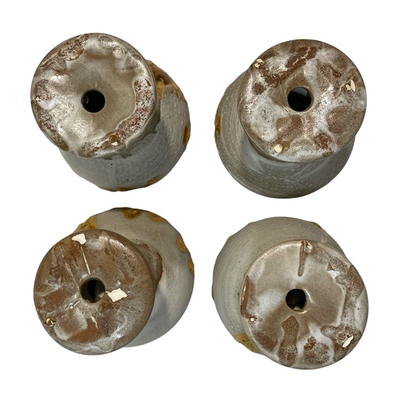 Vintage 1970s Laurentian Pottery Tundra Decanter and Goblets (4) Set - MCM - Picture 6 of 14